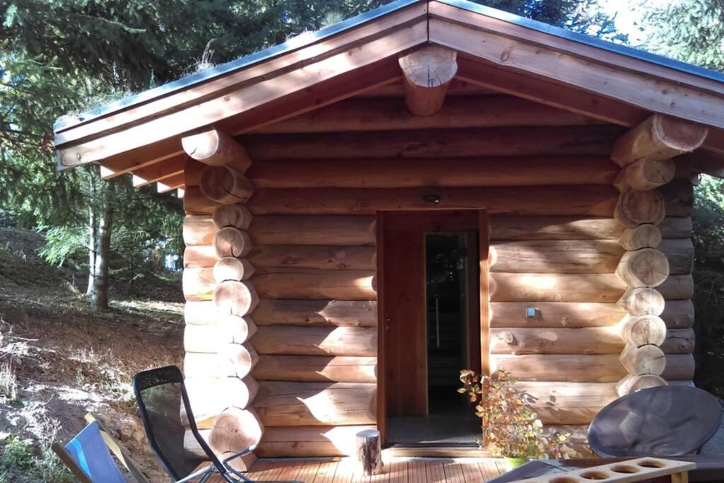 Pialous:Chalet En Rondins Avec Espace Detente La Chapelle-d'Aurec Eksteriør billede